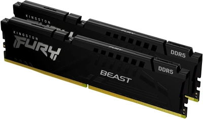 Pamięć Kingston FURY DDR5-5200 32768MB PC5-41600 (Kit of 2x16384) Beast AM5 Black (KF552C36BBEK2-32)