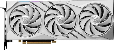 Відеокарта MSI PCI-Ex GeForce RTX 4060 Ti Gaming X Slim White 16GB GDDR6 (128bit) (2685/18000) (HDMI, 3 x DisplayPort) (GeForce RTX 4060 Ti GAMING X SLIM WHITE)