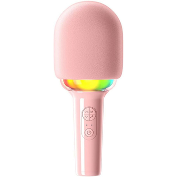 Караоке Микрофон-колонка L8 Pink