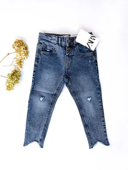 Джинсы ZARA 98 cм голубой артикул Л192