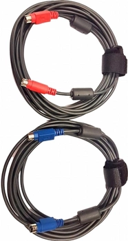 Zestaw kabli Logitech mini DIN 5 m Black (993-001137)