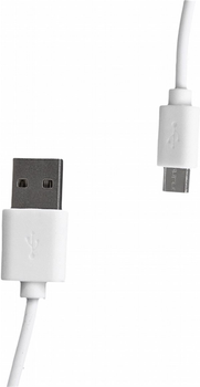 Kabel Whitenergy USB Type-A - micro-USB 1 m White (5908214367160)