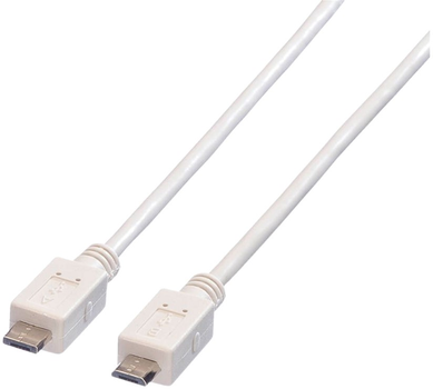 Кабель Value micro-USB Type-A - micro-USB Type-B 1.8 м White (11.99.8753)
