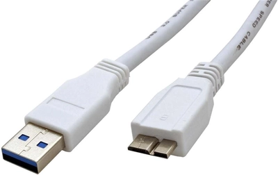Kabel Value USB Type-A - micro-USB Type-B 0.8 m White (7611990199570)