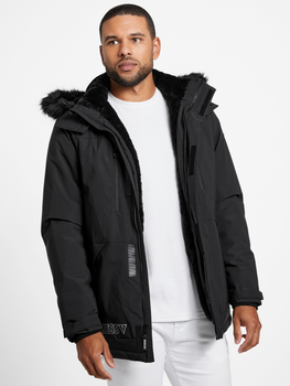 Зимова куртка чоловіча Guess X2RL14WF8E2 L Чорна (7621701022783)