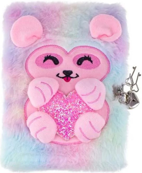 Щоденник на замку Tinka Plush Diary with Lock Fantasy Animal (7036570042921)