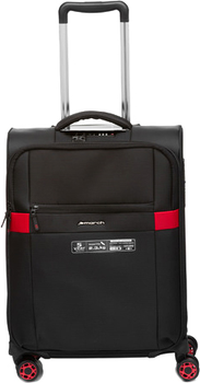 Чемодан на 4 колесах March Kober 55 x 38 x 20 см 38 л Черный (24333/07)
