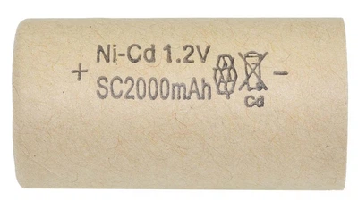 Банка VJ-Parts Ni-CD 2000 mAh 1.2V для аккумулятора шуруповерта d22 h43 арт.шур090