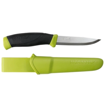 Туристический нож с чехлом Morakniv Companion (S) Olive Green Нержавеющая сталь (14075)