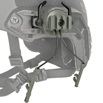 Адаптер на шлем Olive для наушников Peltor/Earmor/Walkers HL-ACC-43-OD (HL-ACC-43-OD)