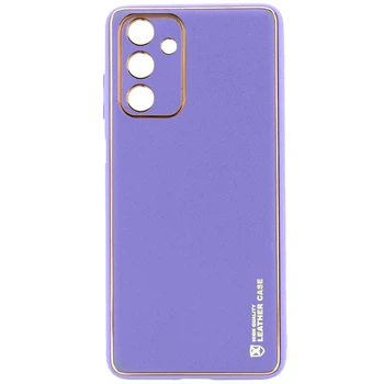 Протиударний Шкіряний Чохол Xshield для Samsung Galaxy A34 5G Бузковий / Dasheen