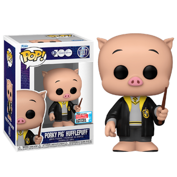 Фігурка Funko Pop Exclusive Фанко Поп Looney Tunes Porky Pig Hufflepuff Луні Тюнз Поркі Піг 10 см LT PPH 1337