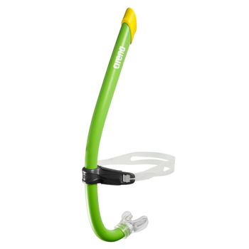 Дыхательная трубка для плавания в бассейне Arena Swim Snorkel Pro III (004826-605) зеленый