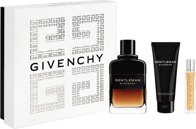 Набір для чоловіків Givenchy Gentleman Privée Парфумована вода 100 мл + гель для душу 75 мл + спрей для подорожі 12.5 мл (3274872453937)