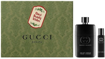 Zestaw męski Gucci Guilty Homme Woda perfumowana 90 ml + Woda perfumowana Miniaturka 15 ml (3616303784898)