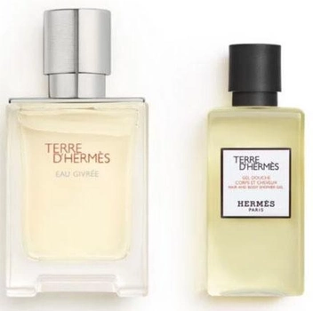 Zestaw męski Hermes Terre D'Hermes Eau Givrée Woda perfumowana 50 ml + Żel pod prysznic 40 ml (3346130417200)