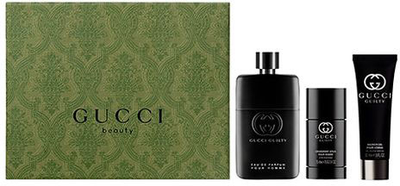 Zestaw Gucci Guilty Homme Woda perfumowana 90 ml + dezodorant 75 ml + żel pod prysznic 50 ml (3616303465087)