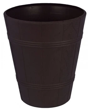 Горшок для цветов Derevo Palma-4 20 л коричневый Form-Plastic