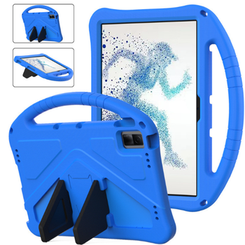 Чехол-накладка Kids with Stand для Xiaomi Redmi Pad SE с ручкой blue