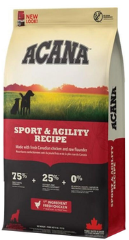 Сухий корм для дорослих активних собак усіх порід ACANA Heritage Sport & Agility Resipe 17 кг (064992530174)
