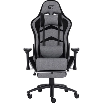 Геймерське крісло GT Racer X-2534-F Fabric Gray/Black Suede