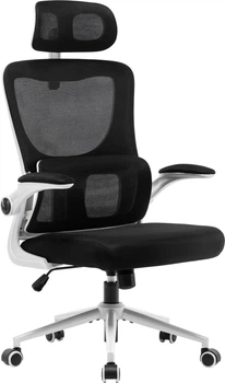 Офисное эргономичное кресло GT Racer X-5728 White/Black