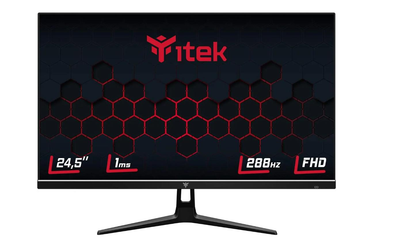 Монітор ITek Gaming GGF 24.5" TN FHD 280 Гц DisplayPort HDMI Black Б/В