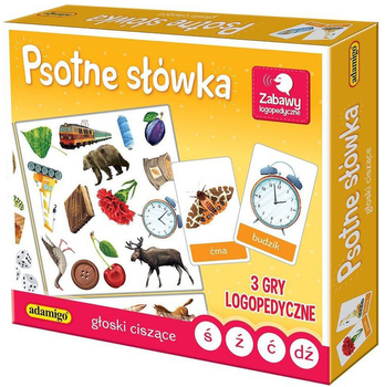 Gra planszowa Adamigo Psotne Słówka Głoski Ciszące (5902410007301)