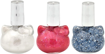 Набір лаків для нігтів Take Care Hello Kitty на основі води 3 шт 10 мл (3661075302672)