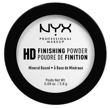 Пудра для обличчя Nyx High Definition Finishing Mineral Based Mini Translucent матуюча 2.8 г (800897846015)