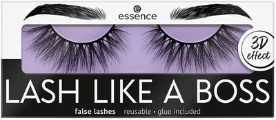 Sztuczne rzęsy Essence Cosmetics Lash Like A Boss 02 Limitless Czarne 1 para (4059729303035)