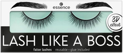 Sztuczne rzęsy Essence Cosmetics Lash Like A Boss 04 Stunning Czarne 1 para (4059729303059)