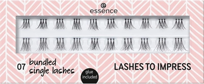 Sztuczne rzęsy Essence Cosmetics Lashes to Impress 07 Bundle Single Lashes 20 szt (4059729255433)