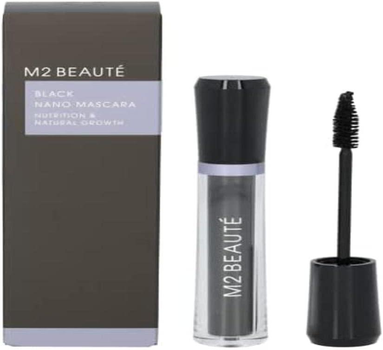 Tusz do rzęs M2 Beaute Black Nano Mascara Nutrition & Natural Growth Czarny 6 ml (4260180219005)