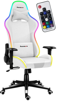 Fotel gamingowy Huzaro Force 6.2 White RGB (5903796012996)