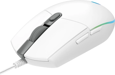 Mysz Logitech G203 Lightsync USB biała (910-005797)