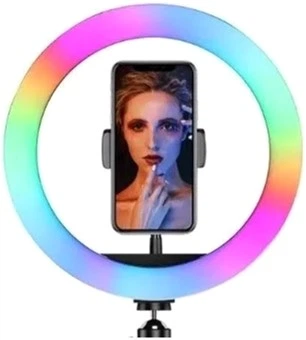 Селфи-лампа Voltronic Led кольцо 33 см MJ33 RGB (YT00437)
