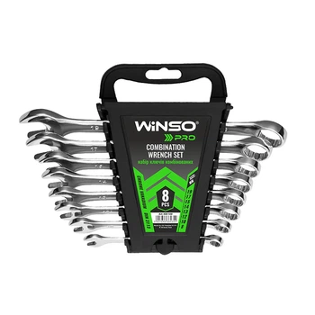 Набор ключей Winso PRO комбинированные CR-V 8шт 8-19мм 900108