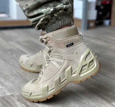 Тактичні чоловічі берці AK демісезонні військові берці Tactic армійські черевики Waterproof Койот 46 розмір