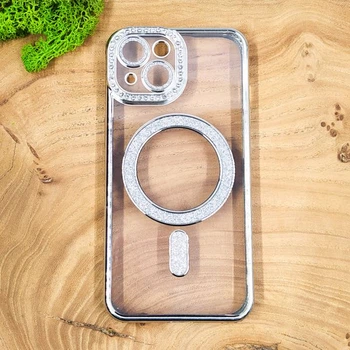 Чехол Hoco Diamond case with MagSafe для iPhone 13 Sliver