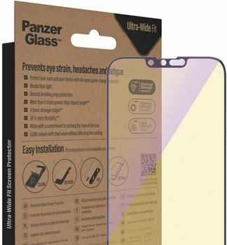 Захисне скло PanzerGlass Anti-blue light Screen Protector для Apple iPhone 14 Plus / 13 Pro Max Ultra-Wide Fit (5711724027819)