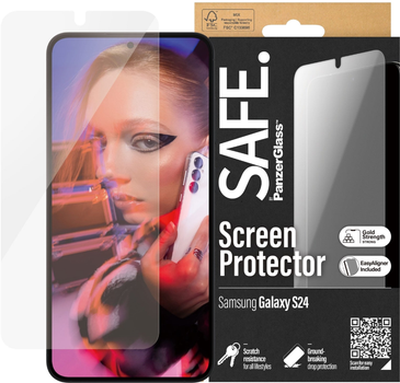 Szkło hartowane PanzerGlass Safe Screen Protector do Samsung Galaxy S 2024 Ultra-Wide Fit w. EasyAligner (SAFE95666)