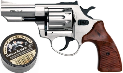 Револьвер флобера ZBROIA PROFI-3" + 200 Sellier & Bellot (сатин / Pocket)
