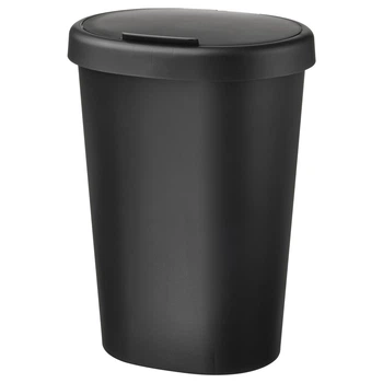 Кошик з кришкою IKEA HOLASS чорний, 8 л 005.205.00