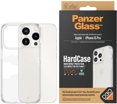 Etui PanzerGlass HardCase with D3O do Apple iPhone 15 Pro (5711724011733)