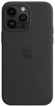 Чехол силиконовый Wave Premium AAA Silicone Case with MagSafe для Apple iPhone 14 Pro max Midnight
