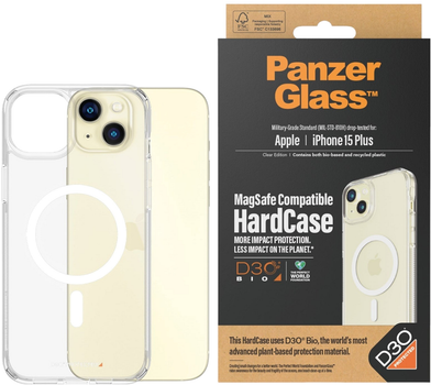 Etui PanzerGlass HardCase MagSafe Compatible with D3O do Apple iPhone 15 Plus (5711724011825)