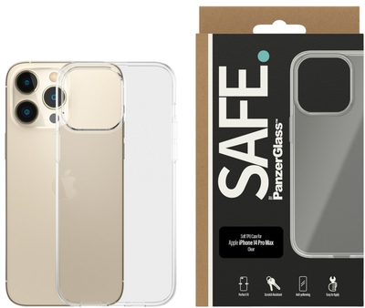 Чохол PanzerGlass Safe TPU Case для Apple iPhone 14 Pro Max Transparent (SAFE95157)