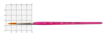 Кисть синтетика круглая Rosa Talent Hobby Craft Synthetic № 4 короткая ручка (HC0R04)