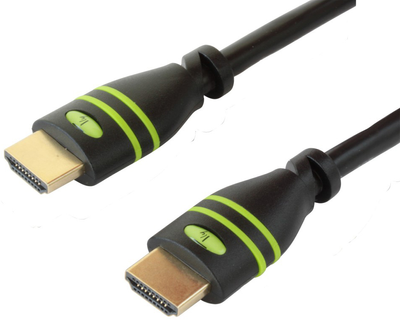 Кабель TECHly HDMI 1.4 Ethernet M/M 2 м Чорний (8057685304475)